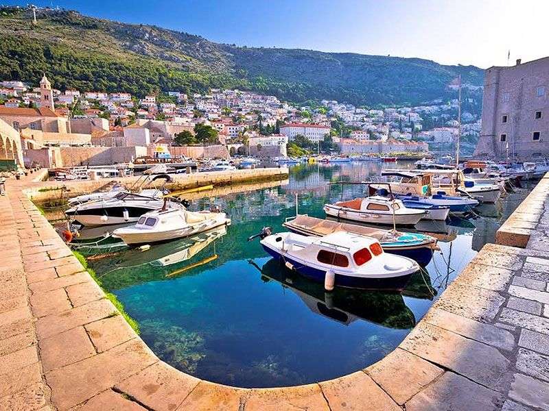 Port around Makarska