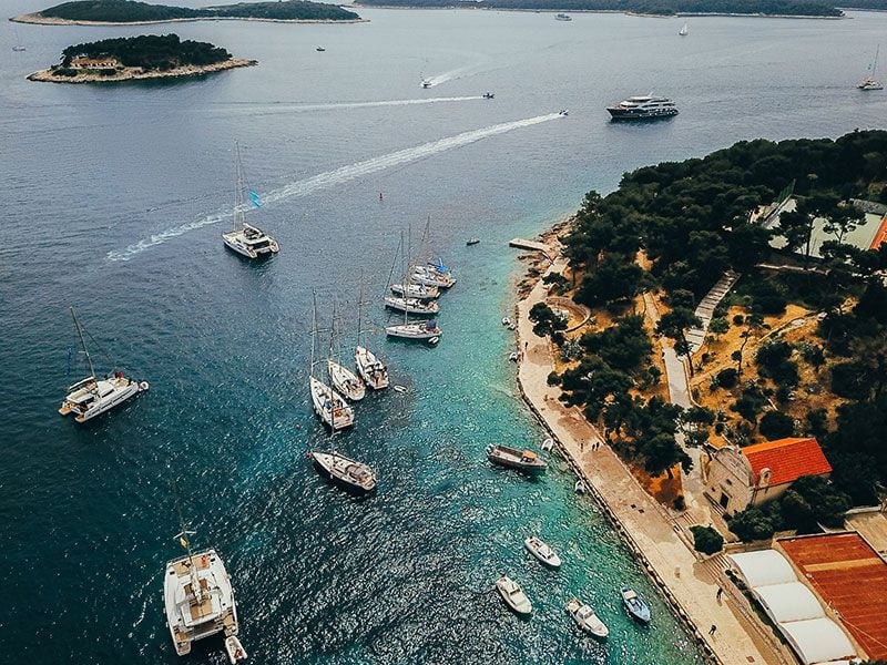 Coasts and islands in Hvar