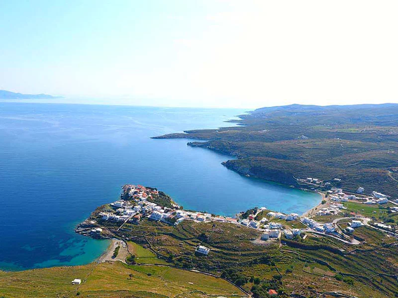 Coasts and bays in Syros