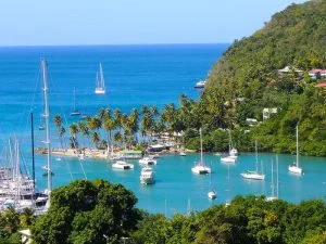 Sailing in St Lucia