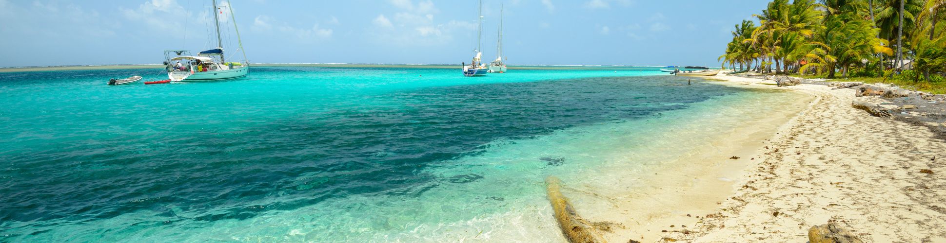 Caribbean Yacht Charters Panama Destinations Header