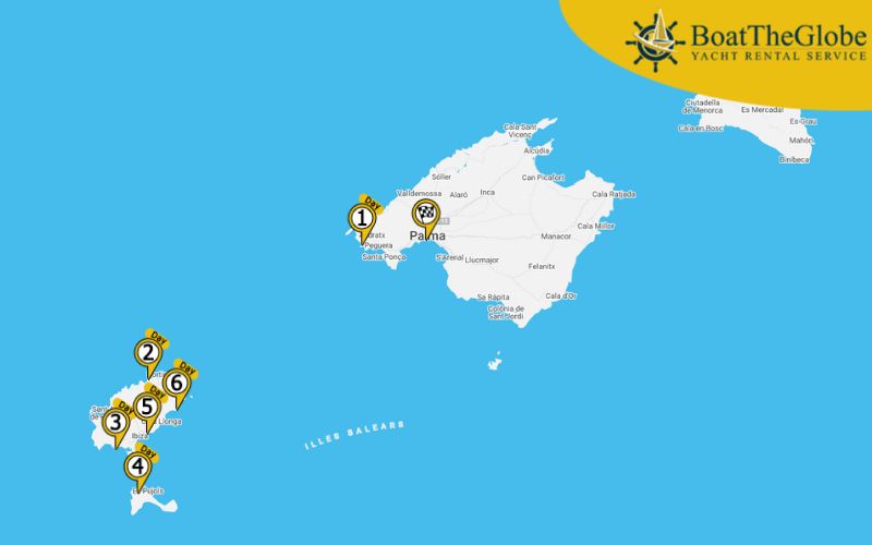 Sailing from Mallora to Ibiza Sailing from Mallora to Ibiza