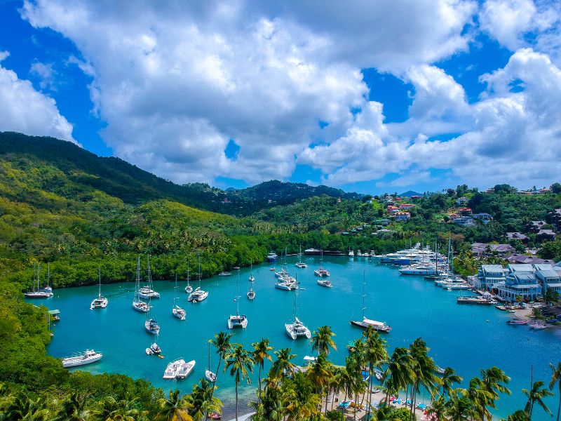 Sailing in Saint Lucia